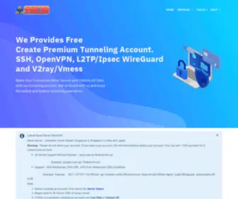 SSHCDN.com(Providers Create Fast Premium SSH and VPN Account) Screenshot