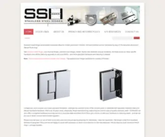 SShinges.com(Stainless Steel Hinges) Screenshot