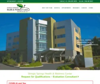 SSHWC.org(Tribal Health & Wellness Center) Screenshot