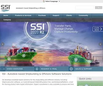 SSI-Corporate.com(Empowering the Business of Shipbuilding) Screenshot