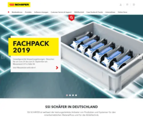 SSI-Schaefer-Noell.com(SSI SCHÄFER) Screenshot