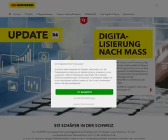 SSI-Schaefer.ch(SSI SCHÄFER in der Schweiz) Screenshot