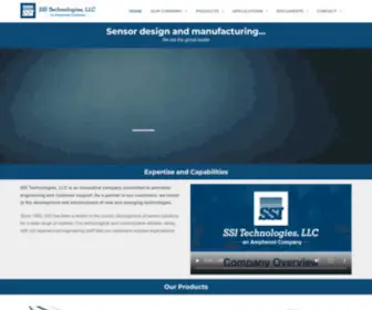 SSI-Sensors.com(SSI Technologies) Screenshot