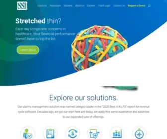 SSigroup.com(Healthcare EDI from The SSI Group) Screenshot