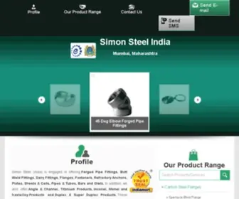 SSindia.net(Simon Steel India) Screenshot