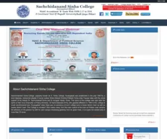 SSinhacollege.co.in(S S College Aurangabad) Screenshot