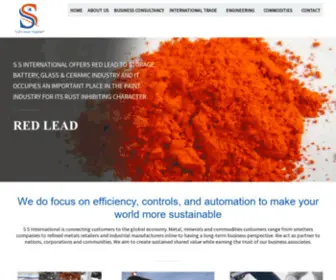 SSintexim.com(Non Ferrous Metal Trading and Consultancy) Screenshot