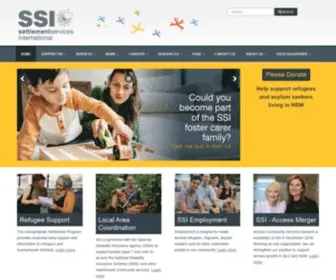 SSI.org.au(Settlement Services International) Screenshot