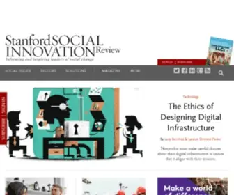 SSireview.org(Stanford Social Innovation Review) Screenshot