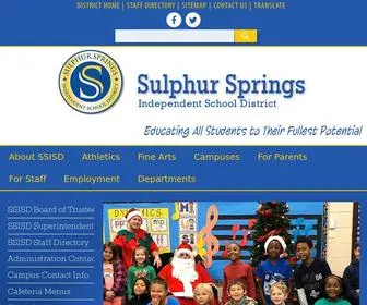 SSisd.net(Sulphur Springs Independent School District) Screenshot
