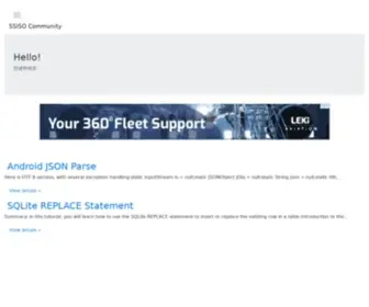 SSiso.net(SSISO Community) Screenshot