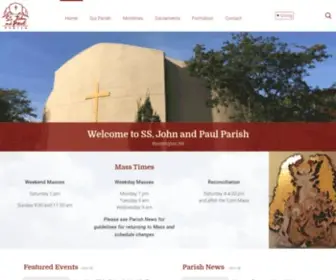 SSjohnandpaul.org(Washington, MI) Screenshot