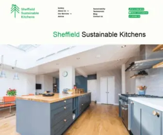 SSK.uk.com(Sheffield Sustainable Kitchens) Screenshot