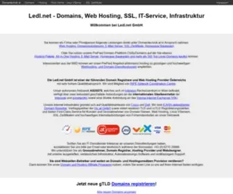 SSL-Net.net(Domain Registrar Ledl.net GmbH) Screenshot