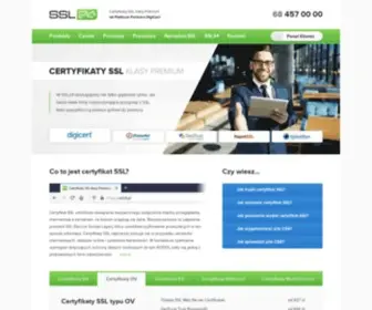 SSL24.pl(Certyfikaty SSL klasy Premium od Platinum Partnera DigiCert) Screenshot