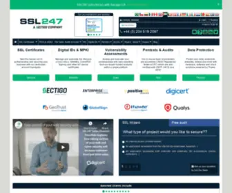 SSL247.ae(SSL Certificates) Screenshot