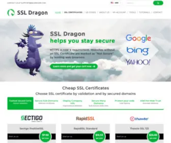 SSLdragon.com(SSL Dragon) Screenshot