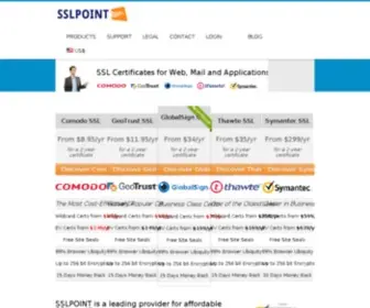 SSlpoint.com(Multi Domain SSL)) Screenshot
