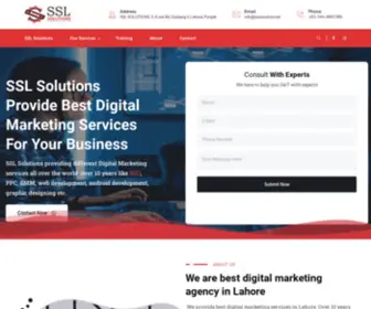 SSlsolution.net(Best Digital Marketing Services Agency in Lahore) Screenshot