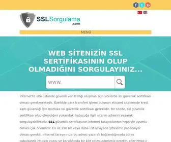 SSlsorgulama.com(SSL Sertifikas) Screenshot