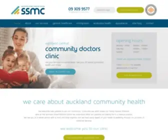 SSMC.co.nz(Auckland Central Medical Clinic) Screenshot