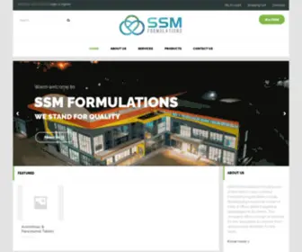 SSmformulation.com(We Stand for Quality) Screenshot