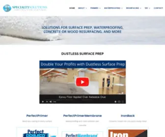 SSmincorporated.com(Specialty Solutions Manufacturing Inc) Screenshot