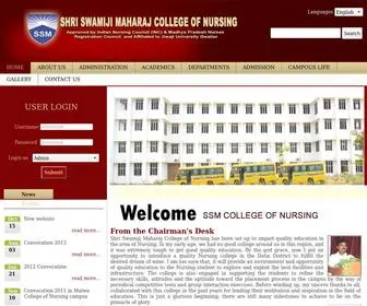 SSMndatia.org(Malwa College of Nursing) Screenshot