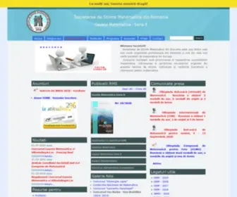 SSMR.ro(Societatea de Stiinte Matematice din Romania) Screenshot
