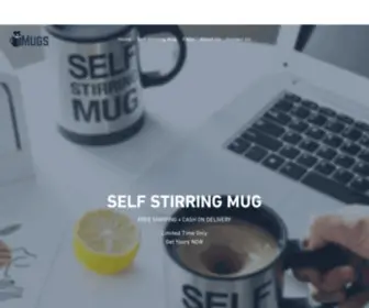 SSmugs.com(Home of the high quality Self Stirring Mugs) Screenshot