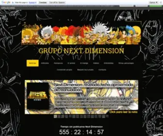 SSnextdimension.com(Grupo Next Dimension) Screenshot