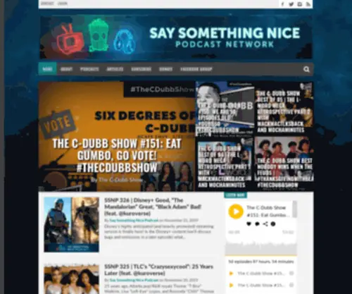 SSnpodcast.com(Say Something Nice Podcast) Screenshot