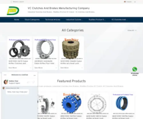 SSntag.com(VC Clutches And Brakes Manufacturing Company) Screenshot