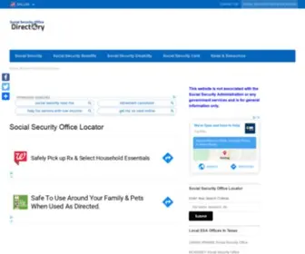 SSofficelocations.org(Social Security Office Locator) Screenshot