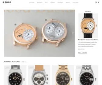 SSongwatches.com(S.Song Watches) Screenshot