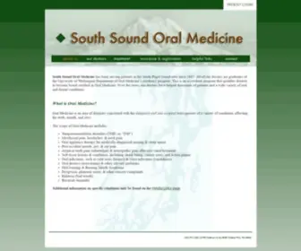 SSoralmedicine.com(South Sound Oral Medicine) Screenshot