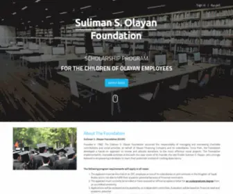 SSoscholarship.org(Suliman S) Screenshot