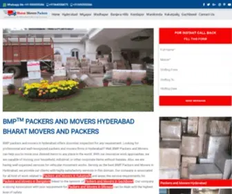 SSpackersmovers.in(PACKERS AND MOVERS HYDERABAD BHARAT MOVERS AND PACKERS) Screenshot