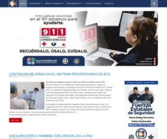 SSPBCS.gob.mx(Seguridad Pública) Screenshot