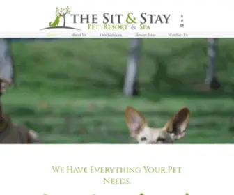 SSpetresort.com(The Sit & Stay Resort & Spa) Screenshot