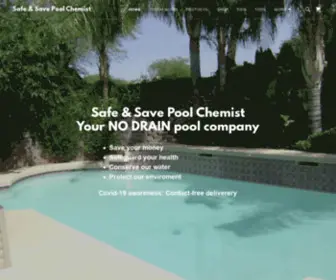 SSpoolchemist.com(Safe & Save Pool Chemist) Screenshot