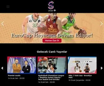 SSportplus.com(S Sport Plus : İstediğin Yerde ve Zamanda Maç İzle) Screenshot