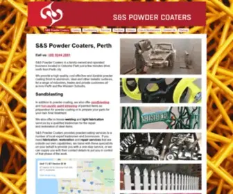 SSpowdercoat.com.au(S&S Powder Coaters) Screenshot