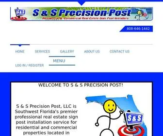 SSprecisionpost.com(S & S Precision Post) Screenshot