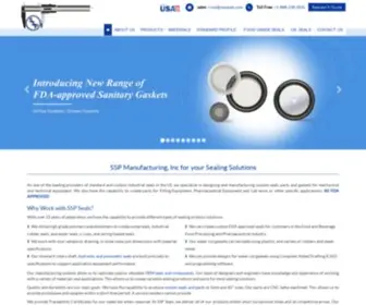 SSpseals.com(SSP Manufacturing Inc) Screenshot