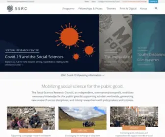 SSRC.org(Social Science Research Council (SSRC)) Screenshot