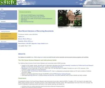 SSric.org(Social Science Research and Instructional Council) Screenshot