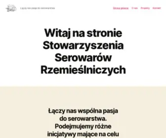 SSR.org.pl(Stowarzyszenie Serowarów Rzemieślniczych) Screenshot