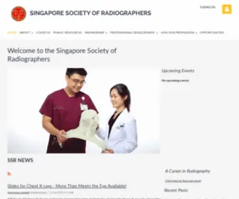 SSR.org.sg(Singapore Society of Radiographers) Screenshot