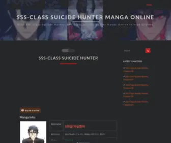 SSSclasshunter.com(SSS-Class Suicide Hunter Manga Online) Screenshot